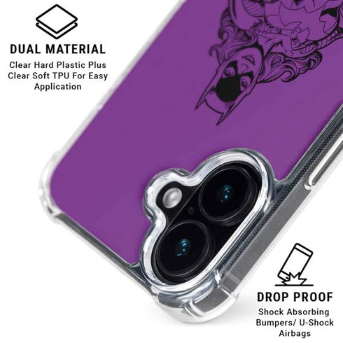 DC Comics Batgirl Comic Pop iPhone 16 Plus Clear Case