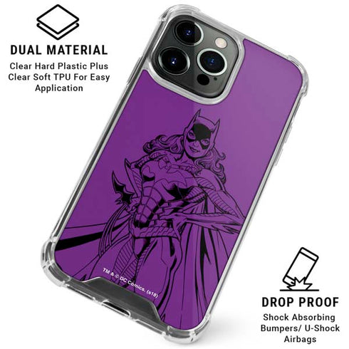 DC Comics Batgirl Comic Pop iPhone 16 Pro Max Clear Case