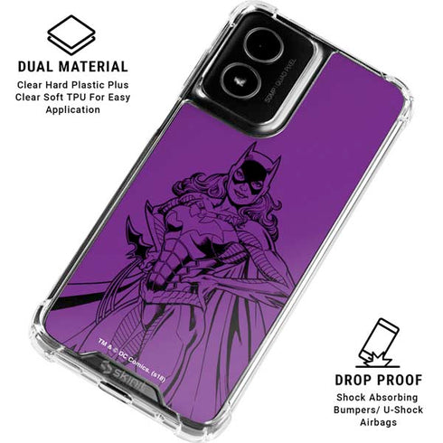 DC Comics Batgirl Comic Pop Moto G Power 5G (2024) Clear Case