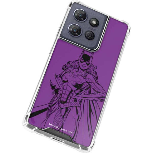 DC Comics Batgirl Comic Pop Moto G Power 5G (2025) Clear Case