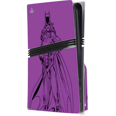 DC Comics Batgirl Comic Pop PS5 Pro Disk Console Skin