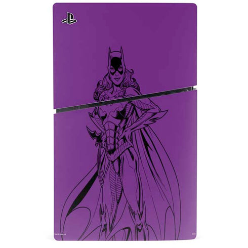 DC Comics Batgirl Comic Pop PS5 Slim Digital Edition Console Skin