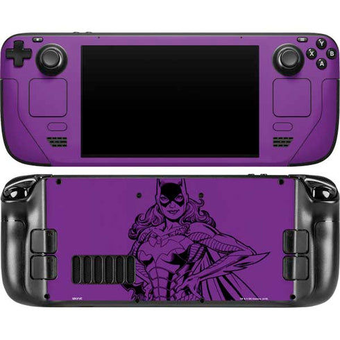 DC Comics Batgirl Comic Pop Steam Deck Handheld Gaming Computer OLED Skin