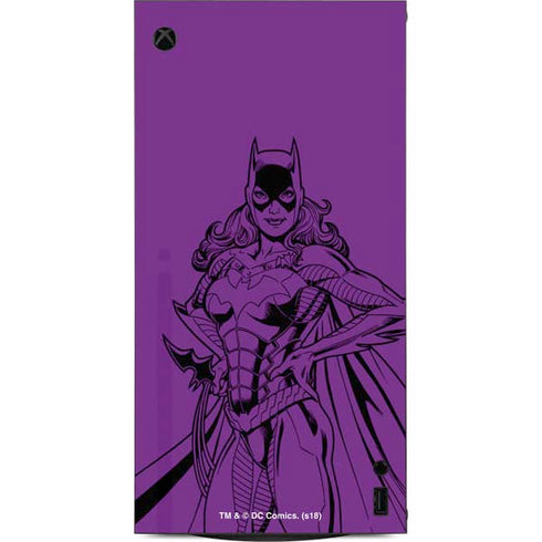 DC Comics Batgirl Comic Pop XBox Series X Digital Edition Console Skin