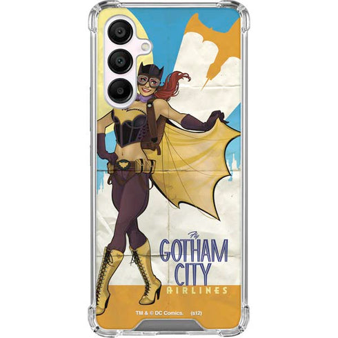 DC Comics Bombshells Batgirl- Fly Gotham City Airlines Galaxy A16 5G Clear Case