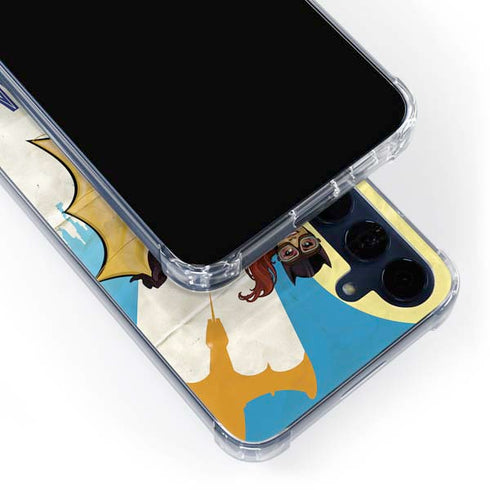 DC Comics Bombshells Batgirl- Fly Gotham City Airlines Galaxy A35 5G Clear Case