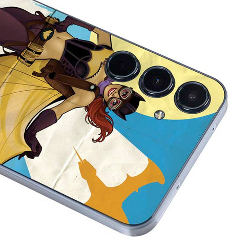 DC Comics Bombshells Batgirl- Fly Gotham City Airlines Galaxy A35 5G Skin