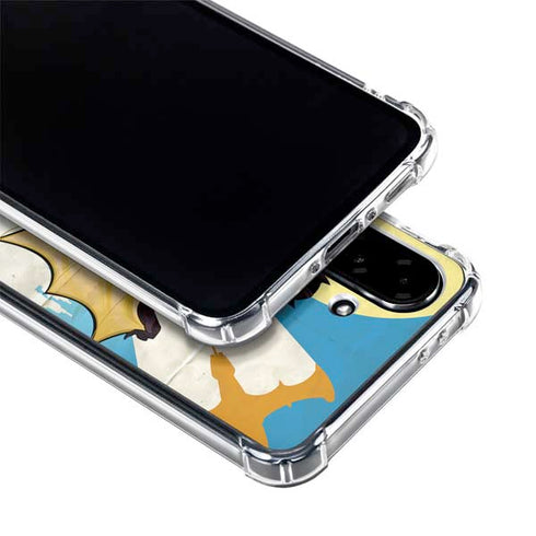 DC Comics Bombshells Batgirl- Fly Gotham City Airlines Galaxy A36 5G Clear Case