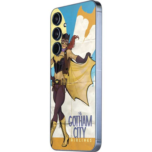 DC Comics Bombshells Batgirl- Fly Gotham City Airlines Galaxy A55 5G Skin