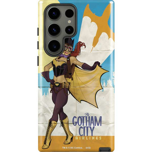 DC Comics Bombshells Batgirl- Fly Gotham City Airlines Galaxy S23 Ultra Pro Case