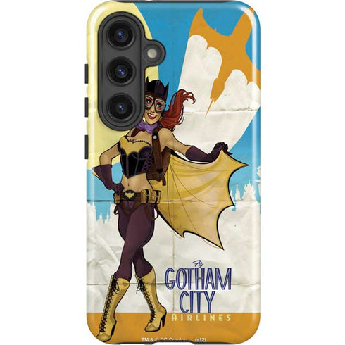 DC Comics Bombshells Batgirl- Fly Gotham City Airlines Galaxy S25 Impact Case