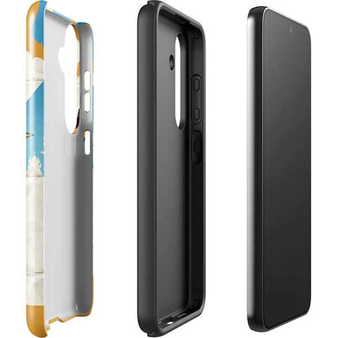 DC Comics Bombshells Batgirl- Fly Gotham City Airlines Galaxy S25 Plus Impact Case