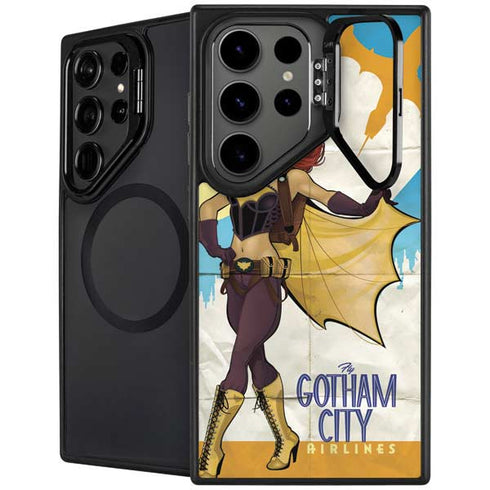 DC Comics Bombshells Batgirl- Fly Gotham City Airlines Galaxy S24 Ultra Kickstand Case