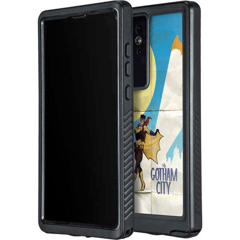 DC Comics Bombshells Batgirl- Fly Gotham City Airlines Galaxy S24 Ultra Waterproof Case