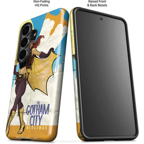 DC Comics Bombshells Batgirl- Fly Gotham City Airlines Galaxy S26 Impact Case