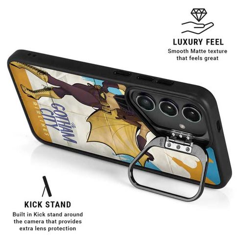 DC Comics Bombshells Batgirl- Fly Gotham City Airlines Galaxy S26 Ultra Kickstand Case