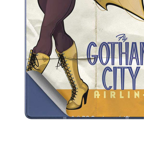 DC Comics Bombshells Batgirl- Fly Gotham City Airlines Galaxy Z Fold6 Skin