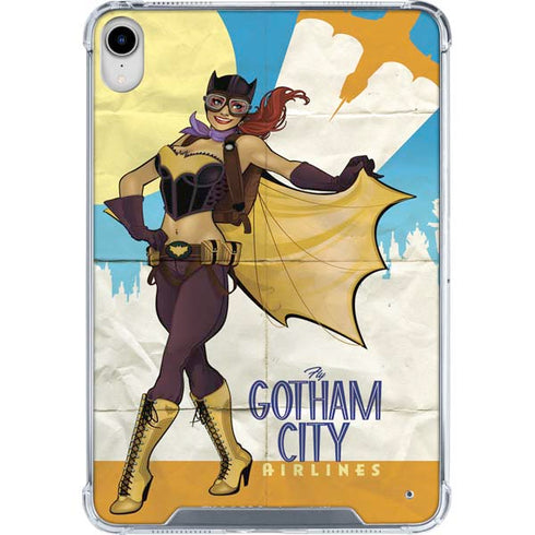 DC Comics Bombshells Batgirl- Fly Gotham City Airlines iPad 11th Gen (2025) Clear Case