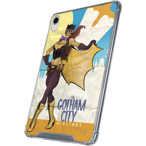 DC Comics Bombshells Batgirl- Fly Gotham City Airlines iPad 11th Gen (2025) Clear Case