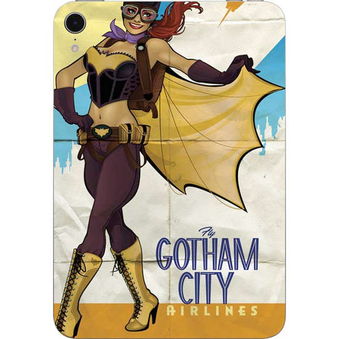 DC Comics Bombshells Batgirl- Fly Gotham City Airlines Apple iPad Mini Skin
