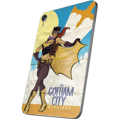 DC Comics Bombshells Batgirl- Fly Gotham City Airlines Apple iPad Mini Skin