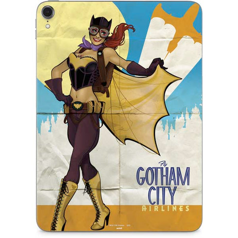 DC Comics Bombshells Batgirl- Fly Gotham City Airlines Apple iPad Pro Skin