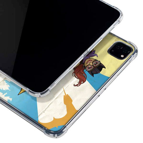 DC Comics Bombshells Batgirl- Fly Gotham City Airlines iPad Pro 11in (2024) Clear Case