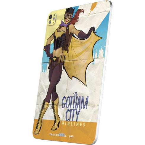 DC Comics Bombshells Batgirl- Fly Gotham City Airlines iPad Pro 13in M4 (2024) Skin