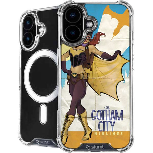 DC Comics Bombshells Batgirl- Fly Gotham City Airlines iPhone 16 MagSafe Case