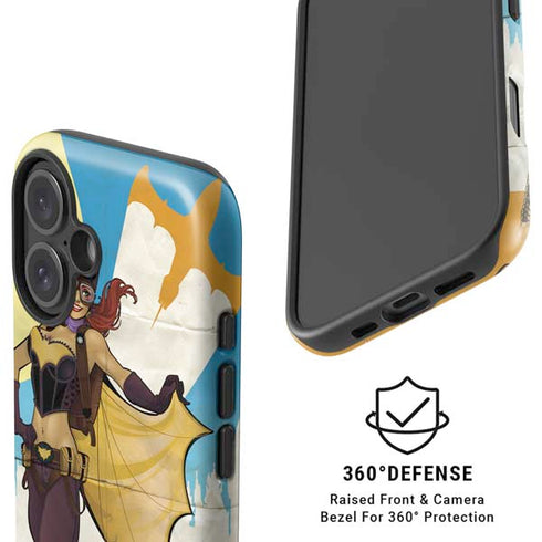 DC Comics Bombshells Batgirl- Fly Gotham City Airlines iPhone 16 Magsafe Impact Case