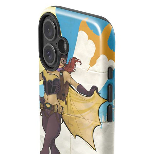 DC Comics Bombshells Batgirl- Fly Gotham City Airlines iPhone 16 Plus Impact Case