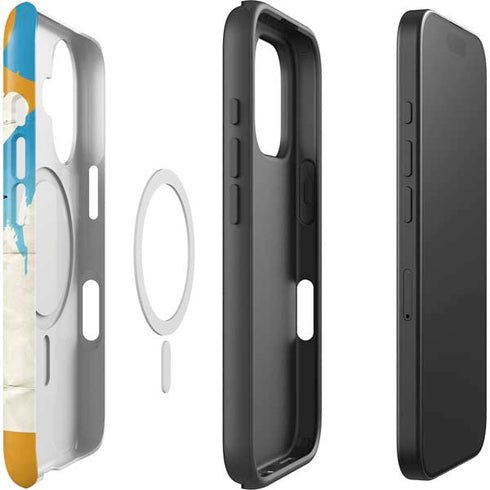 DC Comics Bombshells Batgirl- Fly Gotham City Airlines iPhone 16 Plus Magsafe Impact Case