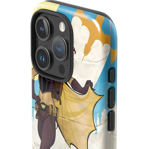 DC Comics Bombshells Batgirl- Fly Gotham City Airlines iPhone 16 Pro Impact Case