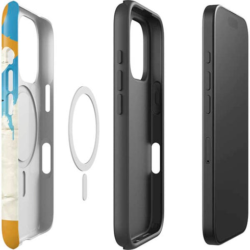DC Comics Bombshells Batgirl- Fly Gotham City Airlines iPhone 16 Pro Magsafe Impact Case