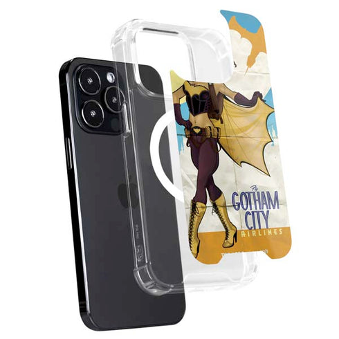 DC Comics Bombshells Batgirl- Fly Gotham City Airlines iPhone 16 Pro Max MagSafe Case