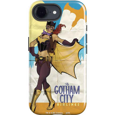 DC Comics Bombshells Batgirl- Fly Gotham City Airlines iPhone 16e Impact Case