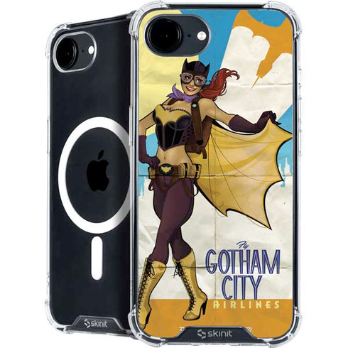 DC Comics Bombshells Batgirl- Fly Gotham City Airlines iPhone 16e MagSafe Case