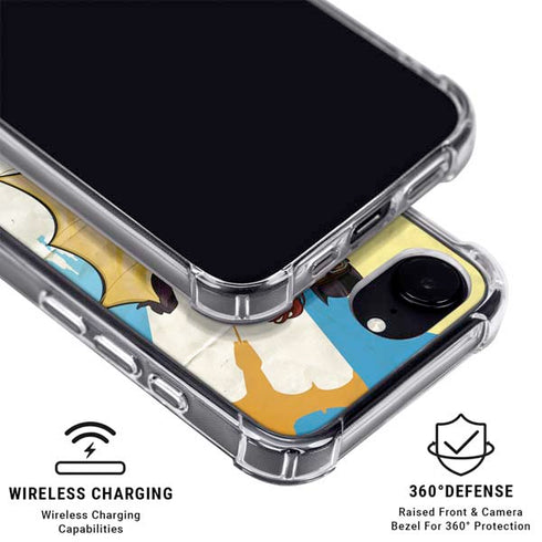 DC Comics Bombshells Batgirl- Fly Gotham City Airlines iPhone 16e MagSafe Case