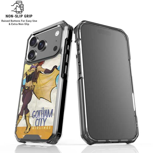 DC Comics Bombshells Batgirl- Fly Gotham City Airlines iPhone 18 Pro Clear Case