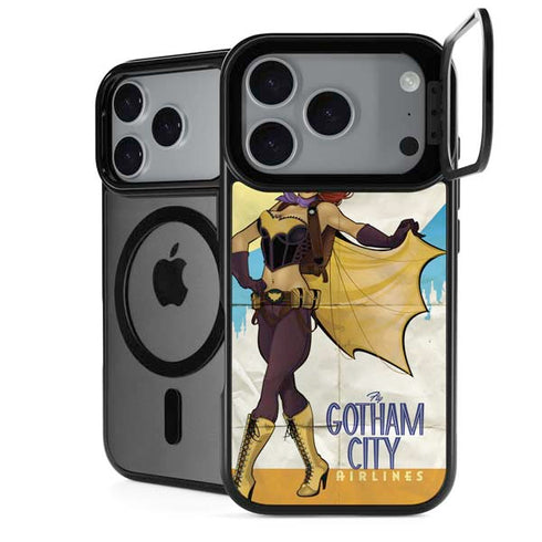 DC Comics Bombshells Batgirl- Fly Gotham City Airlines iPhone 18 Pro Kickstand Case