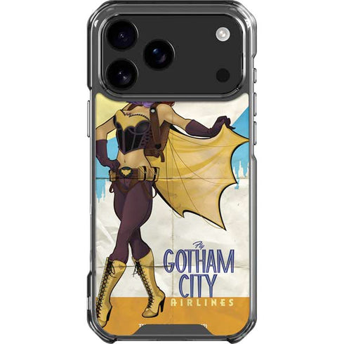 DC Comics Bombshells Batgirl- Fly Gotham City Airlines iPhone 18 Pro Max Clear Case