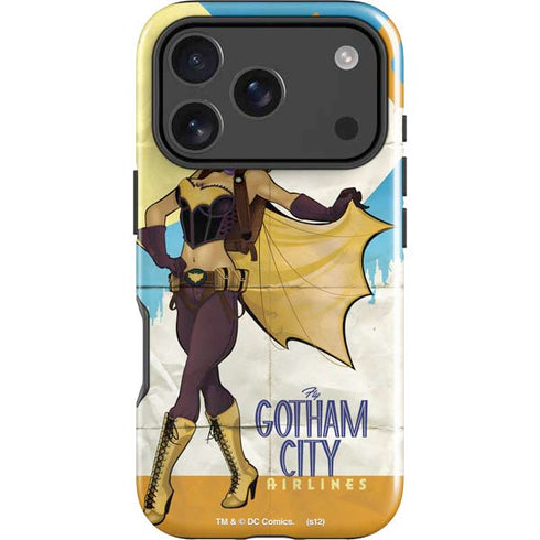 DC Comics Bombshells Batgirl- Fly Gotham City Airlines iPhone 18 Pro Max Impact Case