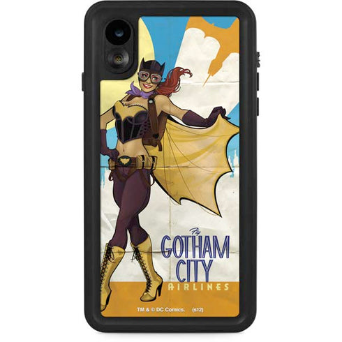 DC Comics Bombshells Batgirl- Fly Gotham City Airlines iPhone Cases
