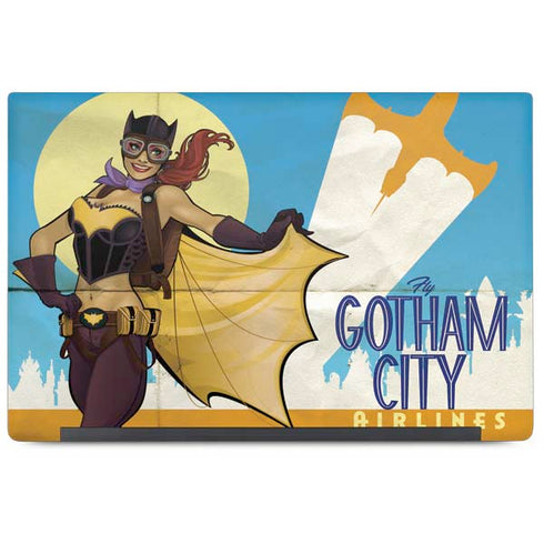 DC Comics Bombshells Batgirl- Fly Gotham City Airlines Dell Latitude Skin