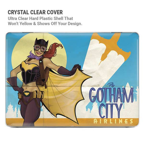 DC Comics Bombshells Batgirl- Fly Gotham City Airlines MacBook Pro 14in (2021-24) Case plus Skin
