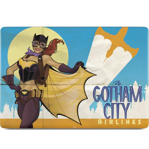 DC Comics Bombshells Batgirl- Fly Gotham City Airlines MacBook Skins