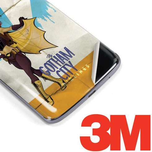 DC Comics Bombshells Batgirl- Fly Gotham City Airlines Moto E5 Plus Skin