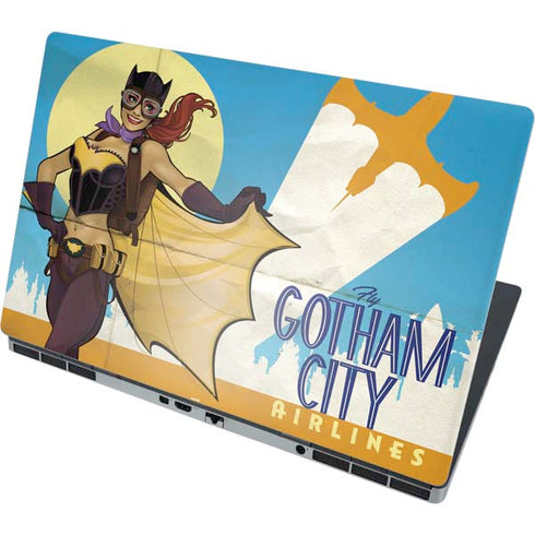 DC Comics Bombshells Batgirl- Fly Gotham City Airlines Dell Precision Skin