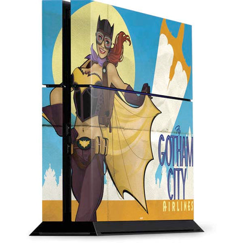 DC Comics Bombshells Batgirl- Fly Gotham City Airlines PlayStation PS4 Skins