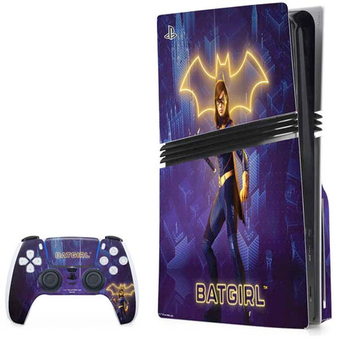 DC Comics Gotham Knights Batgirl PS5 Pro Disk Bundle Skin